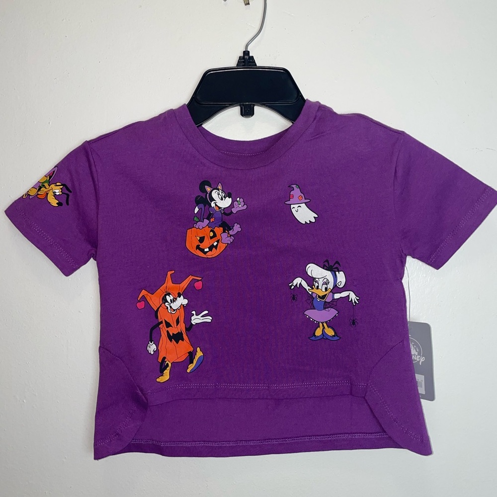 Disney Halloween 2022 Mickey and Friends Purple Youth Shirt XS